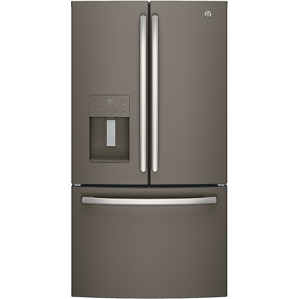 GE 25.6 Cu. Ft. French Door Refrigerator Slate GFE26JMMES - Best Buy