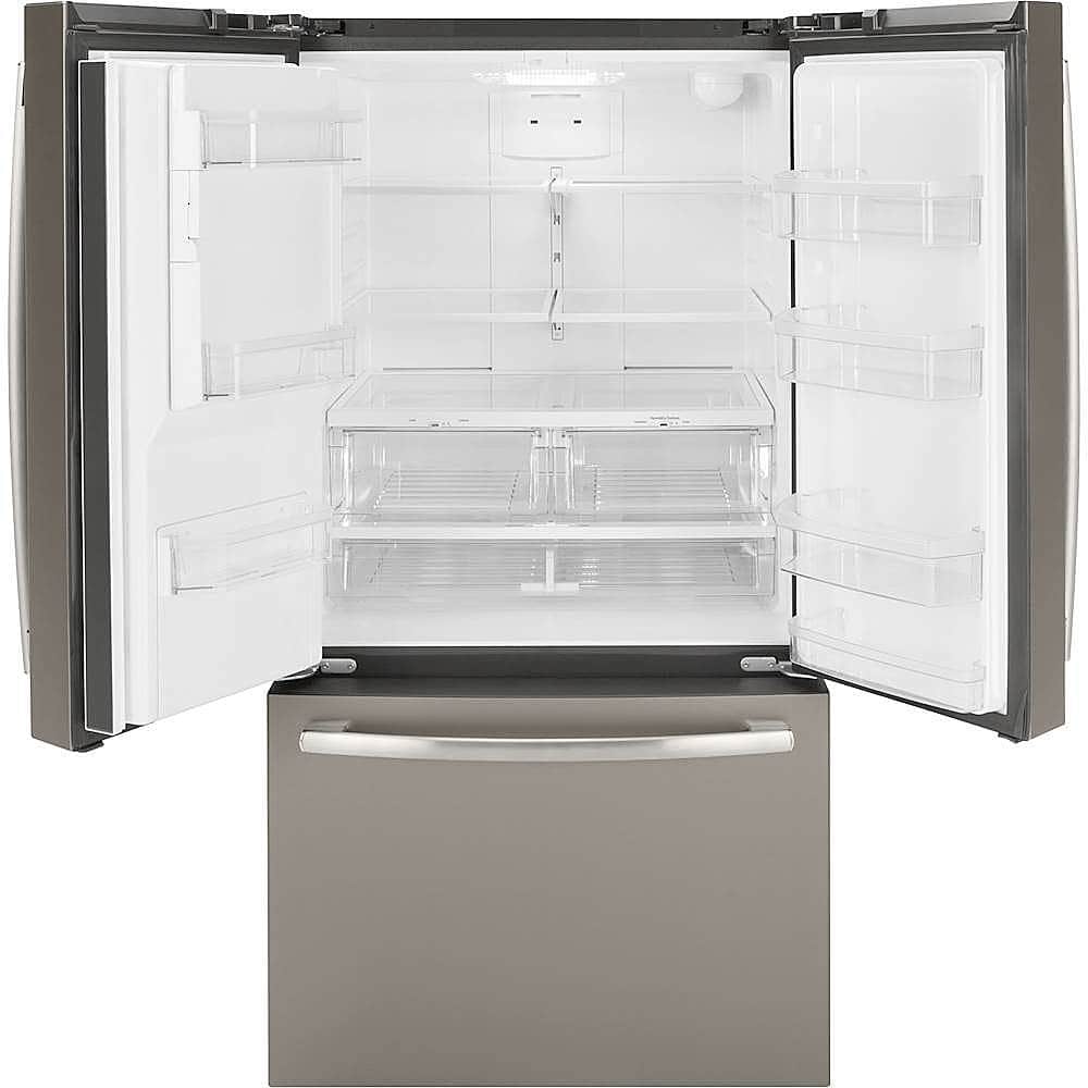 Alt View 12. GE - 25.6 Cu. Ft. French Door Refrigerator - Slate.