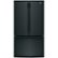 Front Zoom. GE - 27.0 Cu. Ft. French Door Refrigerator with Internal Water Dispenser - High gloss black.