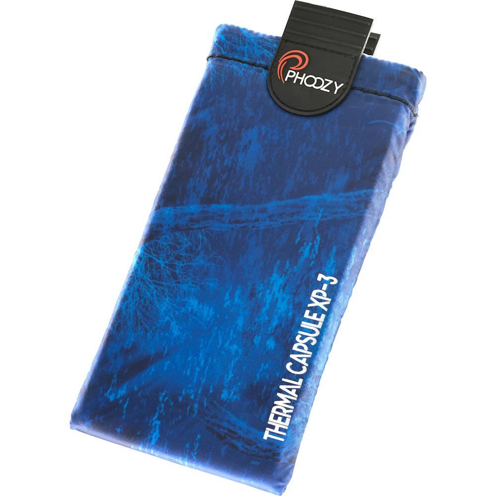 Front. Phoozy - XP3 Realtree Fishing Pouch for Most Cell Phones - Blue Camo.