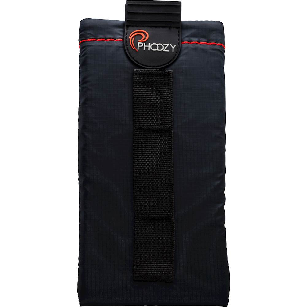 Left View: Phoozy - XP3 XL Pouch for Most Cell Phones - Black