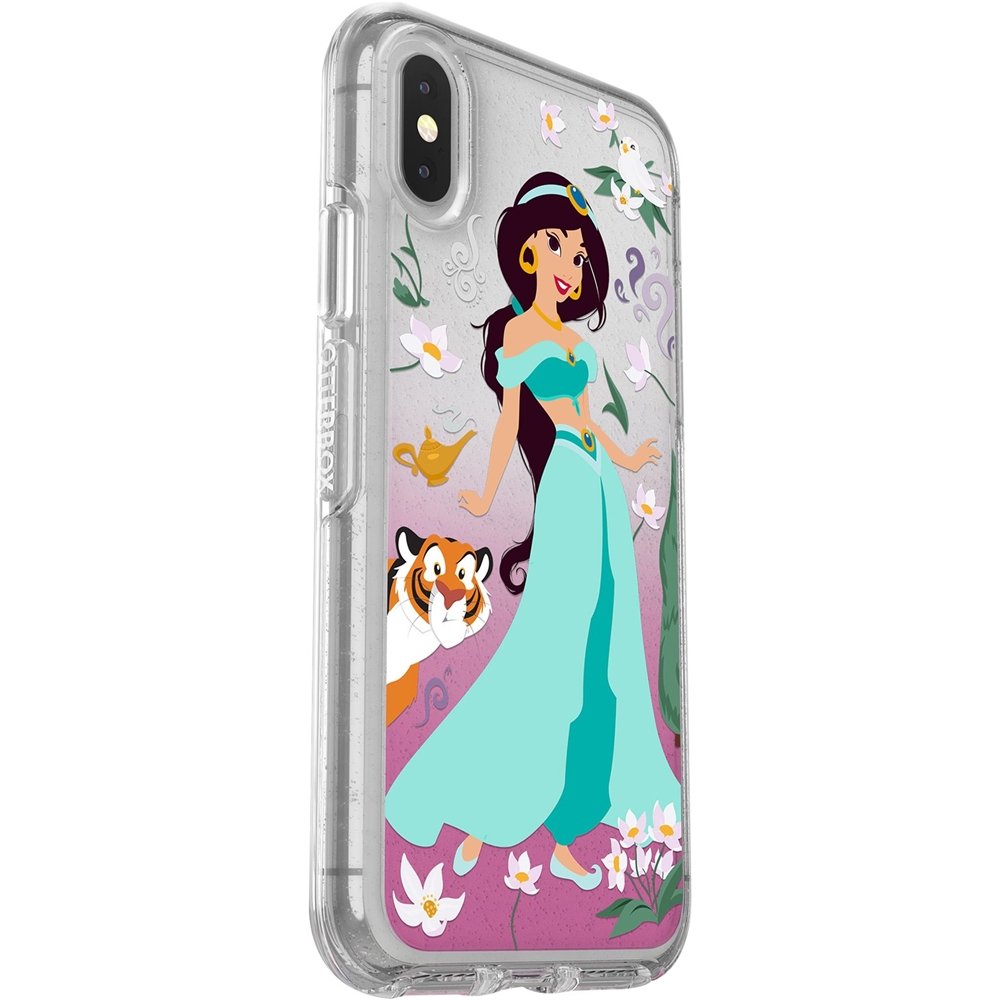 symmetry series clear oasis of independence case for apple iphone xs - clear/turquoise