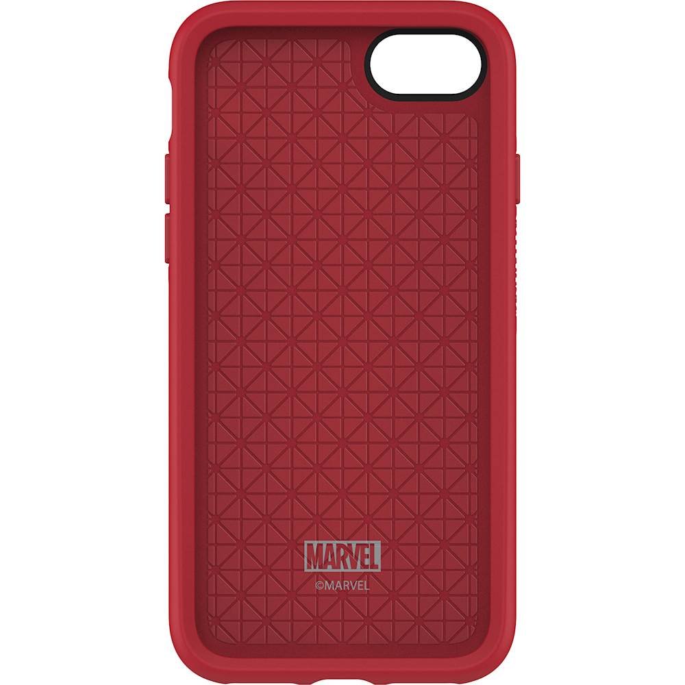 marvel avengers symmetry series case for apple iphone 7 and 8 - flame red / iron man graphic