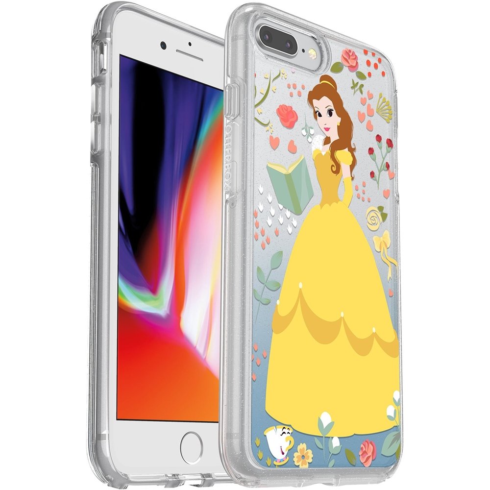 symmetry series clear intelligent rose case for apple iphone 7 plus - yellow/clear/rose