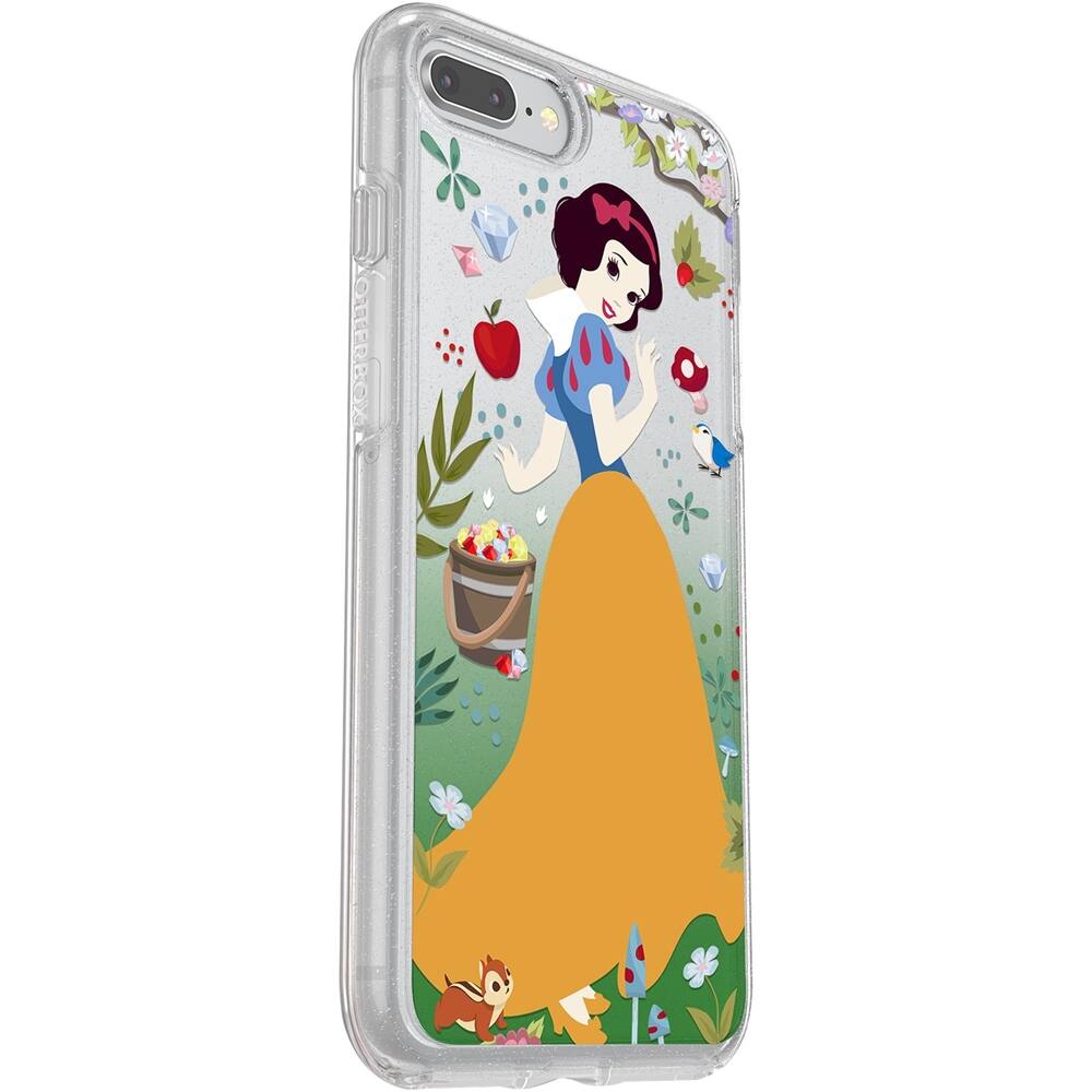 Front. OtterBox - Symmetry Series Clear FOREST OF KINDNESS Case for Apple® iPhone® 7 Plus - Green/Orange/Clear.