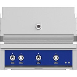 Hestan - 36" Built-In Gas Grill - Blue - Angle_Zoom