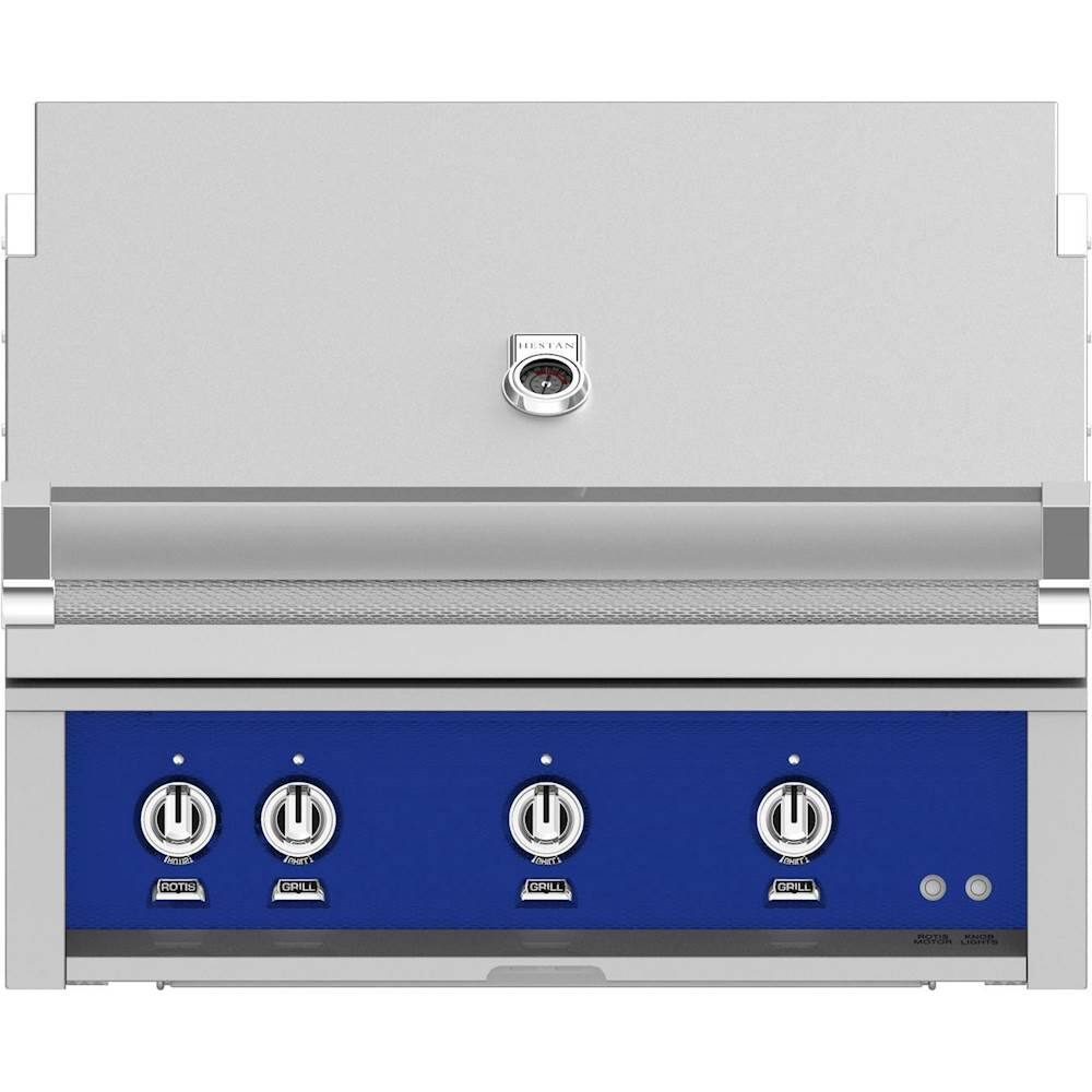Hestan - 36" Built-In Gas Grill - Blue