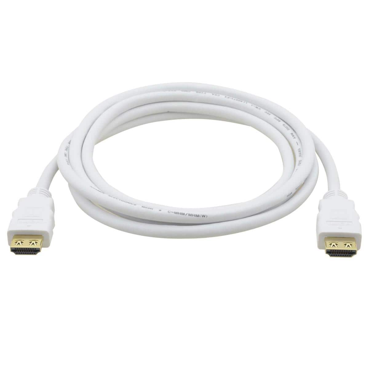 Kramer - Electronics C-MHM/MHM High-Speed HDMI Cable with Ethernet, 35',White