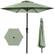 Front. Best Choice Products - Best Choice Products 10ft Outdoor Steel Market Patio Umbrella w/ Crank, Tilt Push Button, 6 Ribs - Sage Green - Sage Green.
