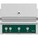 Angle. Hestan - 36" Built-In Gas Grill - Green.