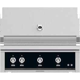 Hestan - 36" Built-In Gas Grill - Black