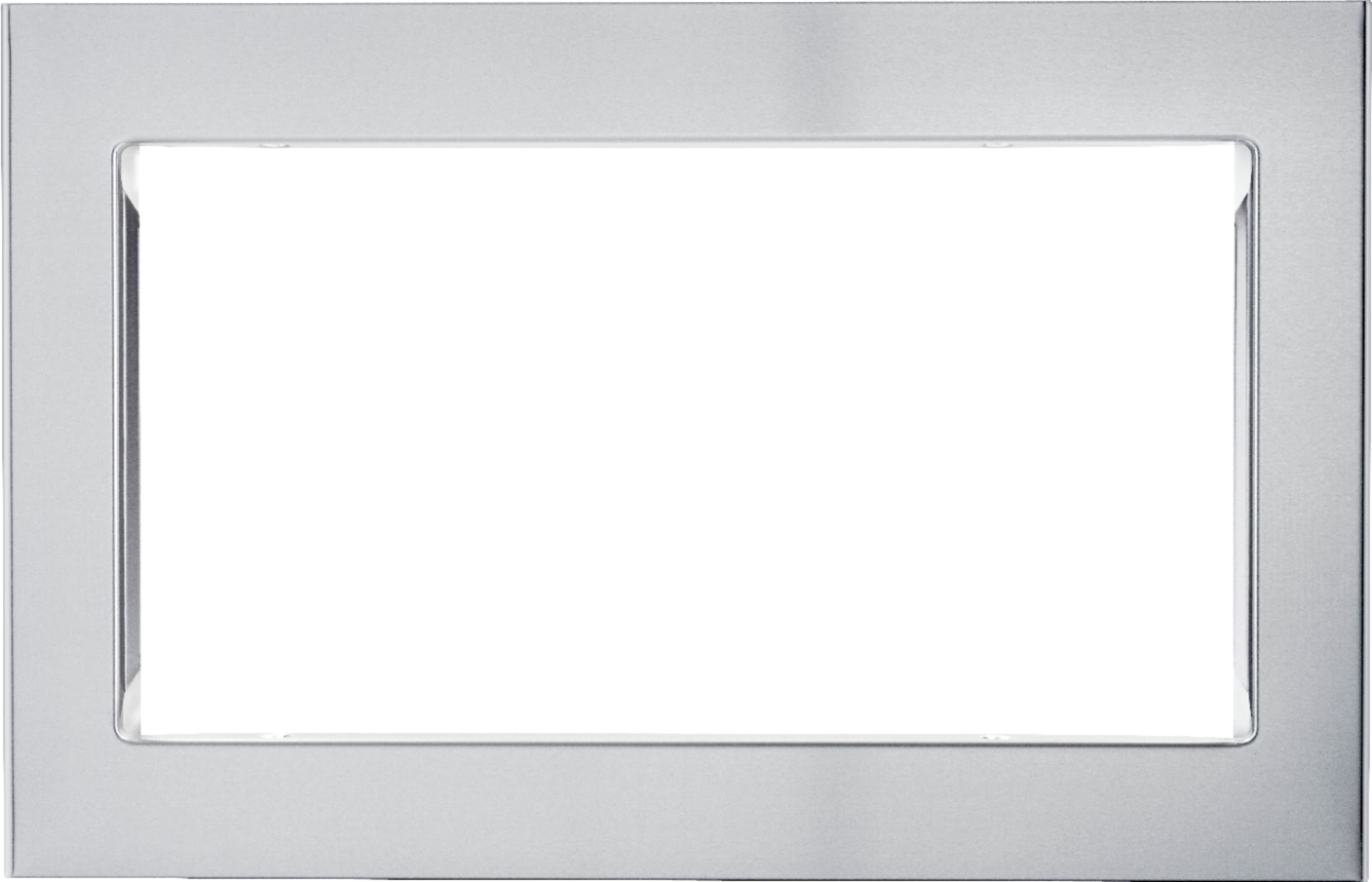 Front. LG - 29.7" Trim Kit for LG Microwaves - Stainless steel.