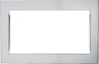 Front. LG - 29.7" Trim Kit for LG Microwaves - Stainless steel.