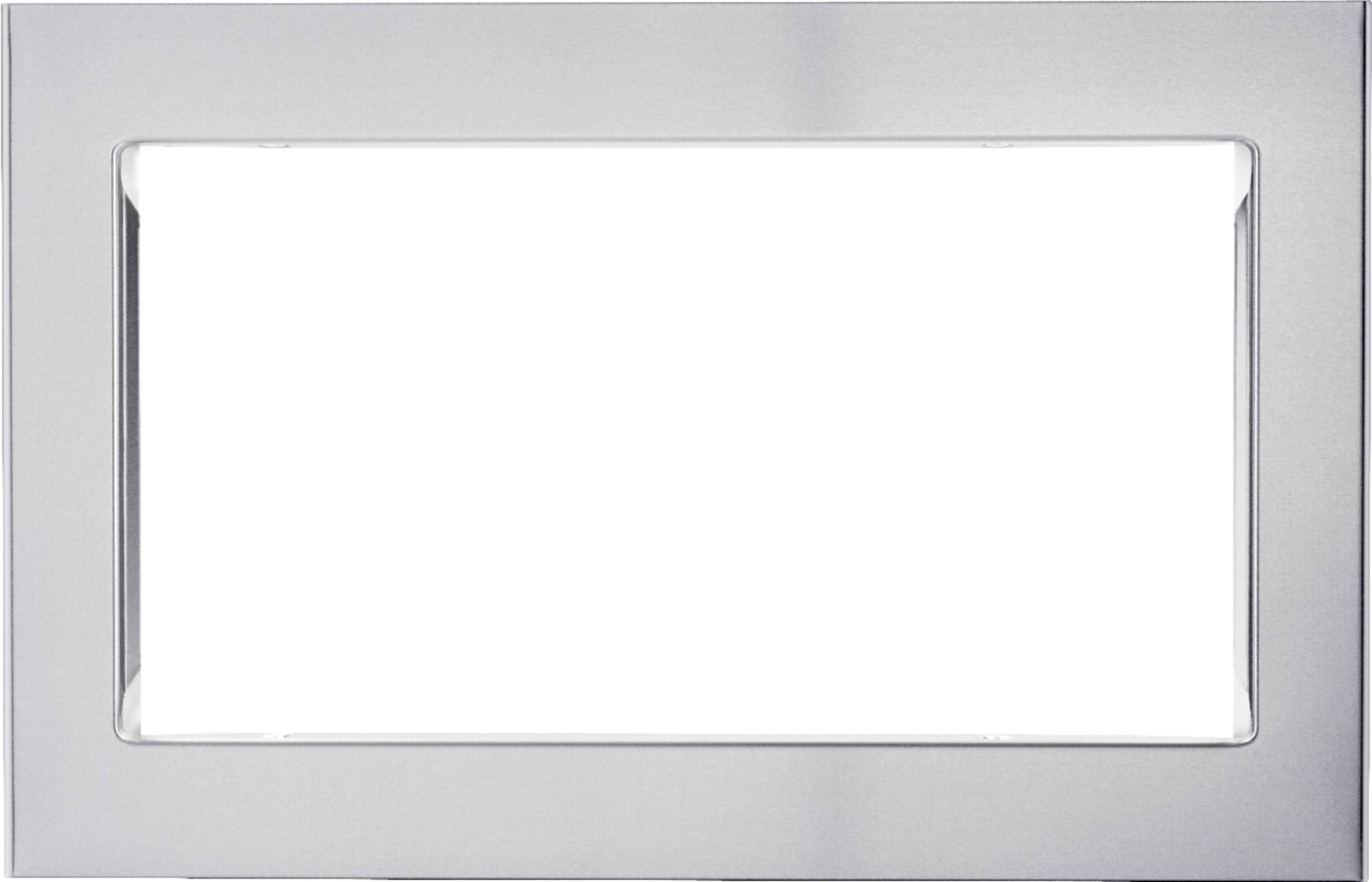 Front. LG - 29.7" Trim Kit for LG Microwaves - Stainless steel.