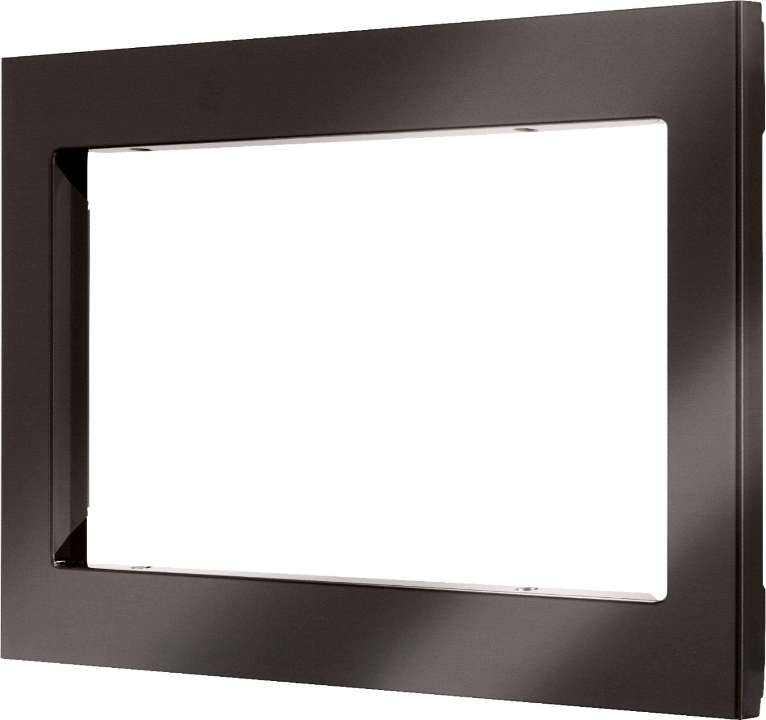 Left. LG - 29.7" Trim Kit for LG Microwaves - Black Stainless Steel.