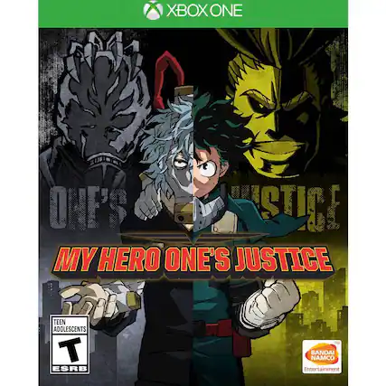 Front. BANDAI NAMCO Entertainment - MY HERO ONE'S JUSTICE. - T (Teen 13+)