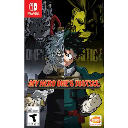 Front. BANDAI NAMCO Entertainment - My Hero One's Justice. - T (Teen 13+)