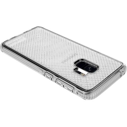 Front. Prodigee - Safetee Case for Samsung Galaxy S9 - Silver/Clear.
