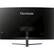 Back. ViewSonic - VX3258-2KC-MHD 32" LED Curved QHD FreeSync Monitor (HDMI) - Black.