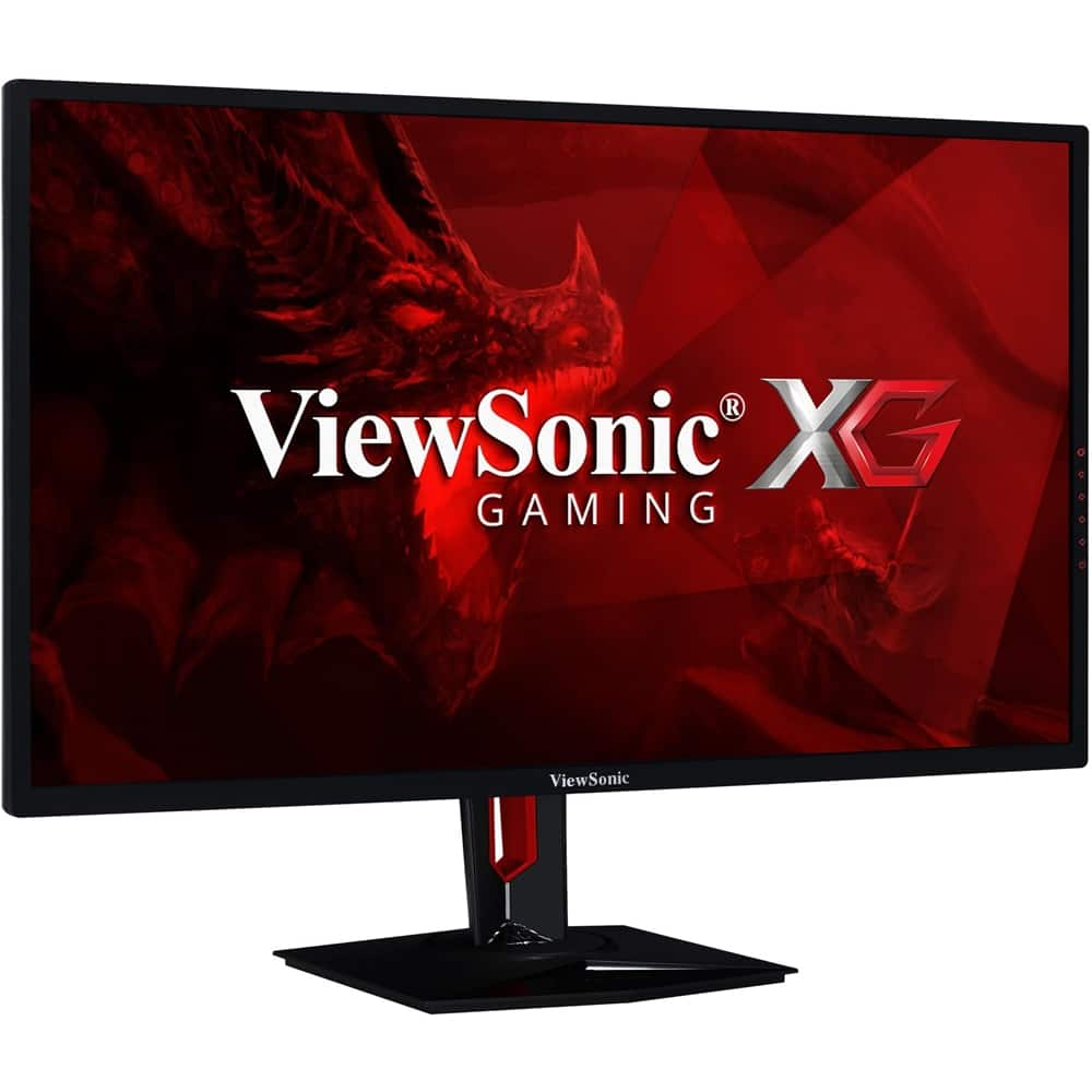 Left View: ViewSonic - XG Gaming XG3220 32" LED 4K UHD FreeSync Monitor with HDR (DisplayPort, HDMI, USB) - Black