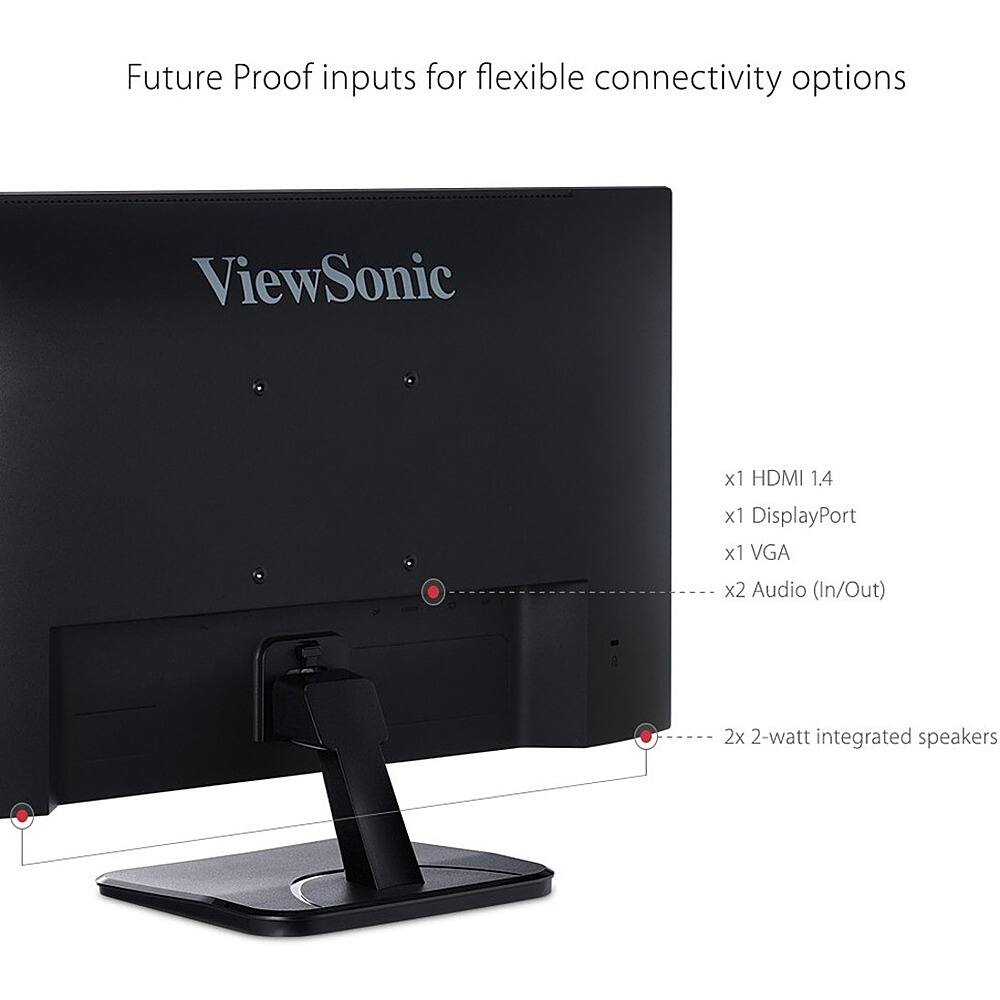 Best Buy ViewSonic VA2756MHD 27" LCD FHD Monitor (DisplayPort VGA