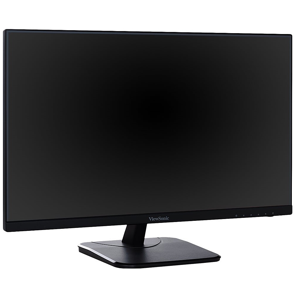 Left View: ViewSonic - VA2756-MHD 27" LCD FHD Monitor (DisplayPort VGA, HDMI) - Black