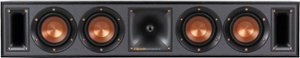 Klipsch - Reference Series Quad 3-1/2" 400-Watt Passive 2-Way Center-Channel Speaker - Black - Front_Zoom