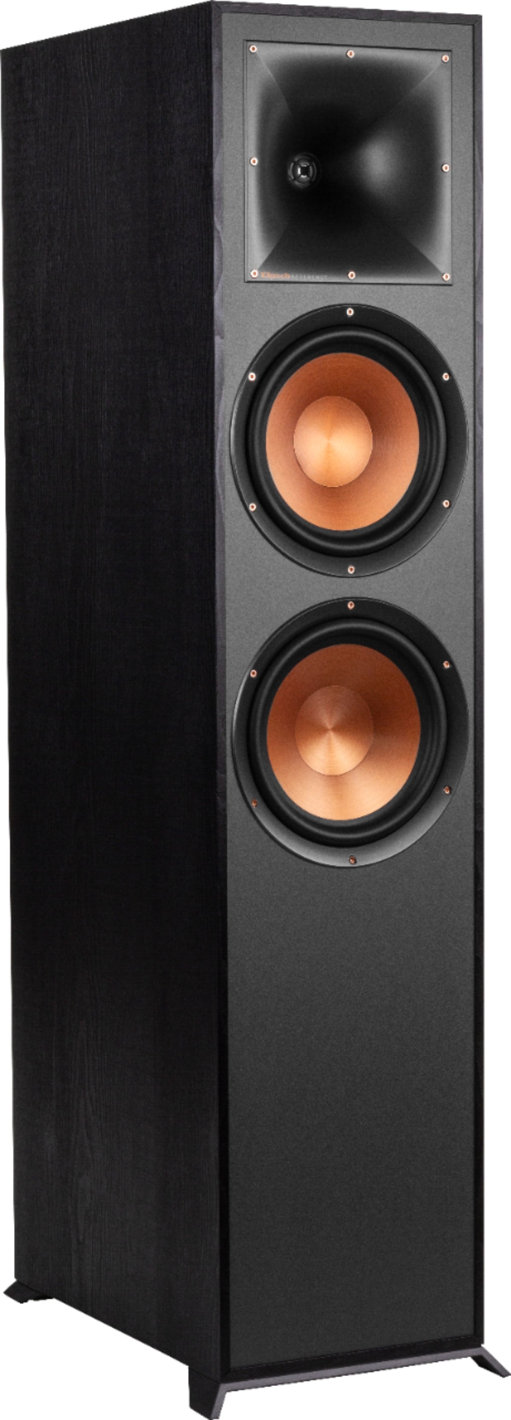 Angle View: Klipsch - Reference Series Dual 8" 600-Watt Passive 2-Way Floor Speaker (Each) - Black
