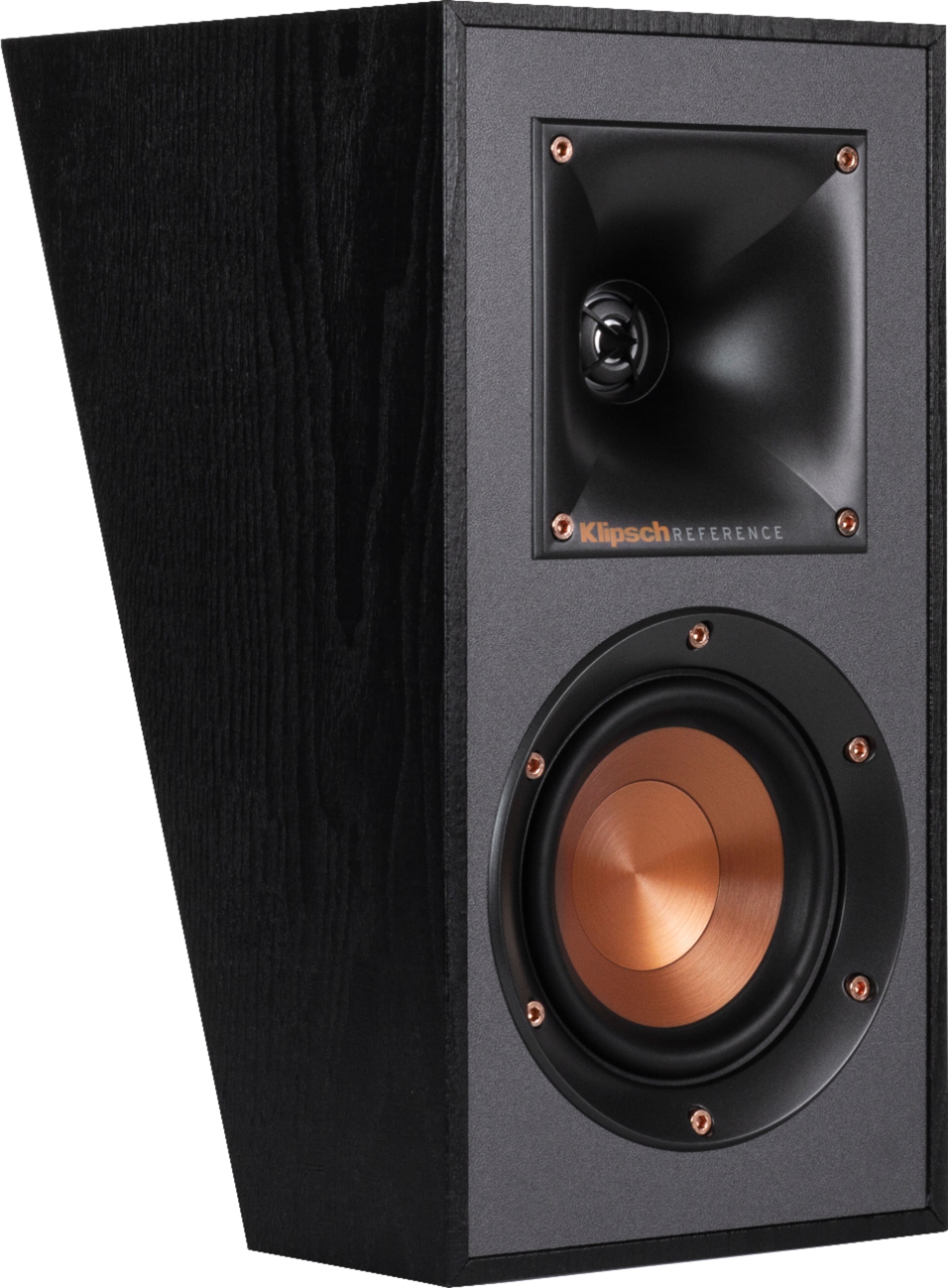 Angle View: Klipsch - Reference Series 4" 100-Watt Passive 2-Way Height Channel Speakers (Pair) - Black
