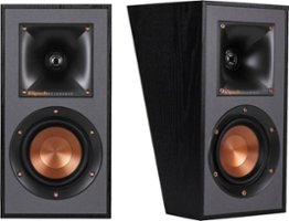 Klipsch - Reference Series 4" 100-Watt Passive 2-Way Height Channel Speakers (Pair) - Black - Front_Zoom