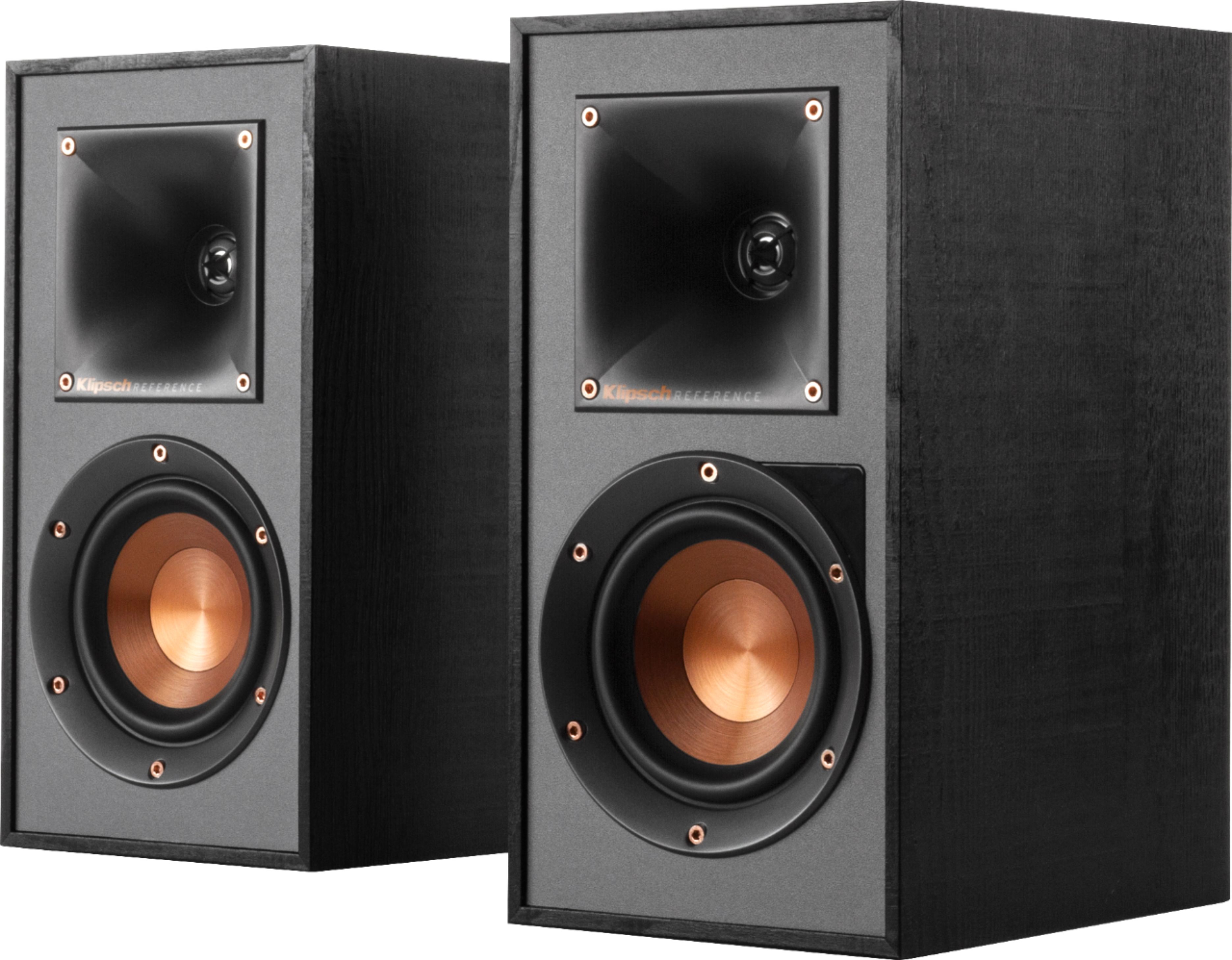 Angle View: Klipsch - Reference 4" 35W 2-Way Powered Monitors (Pair) - Black