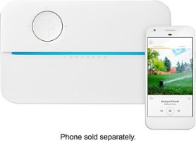 Rachio - 8-zone 3rd Generation Smart Sprinkler Controller - White - Front_Zoom