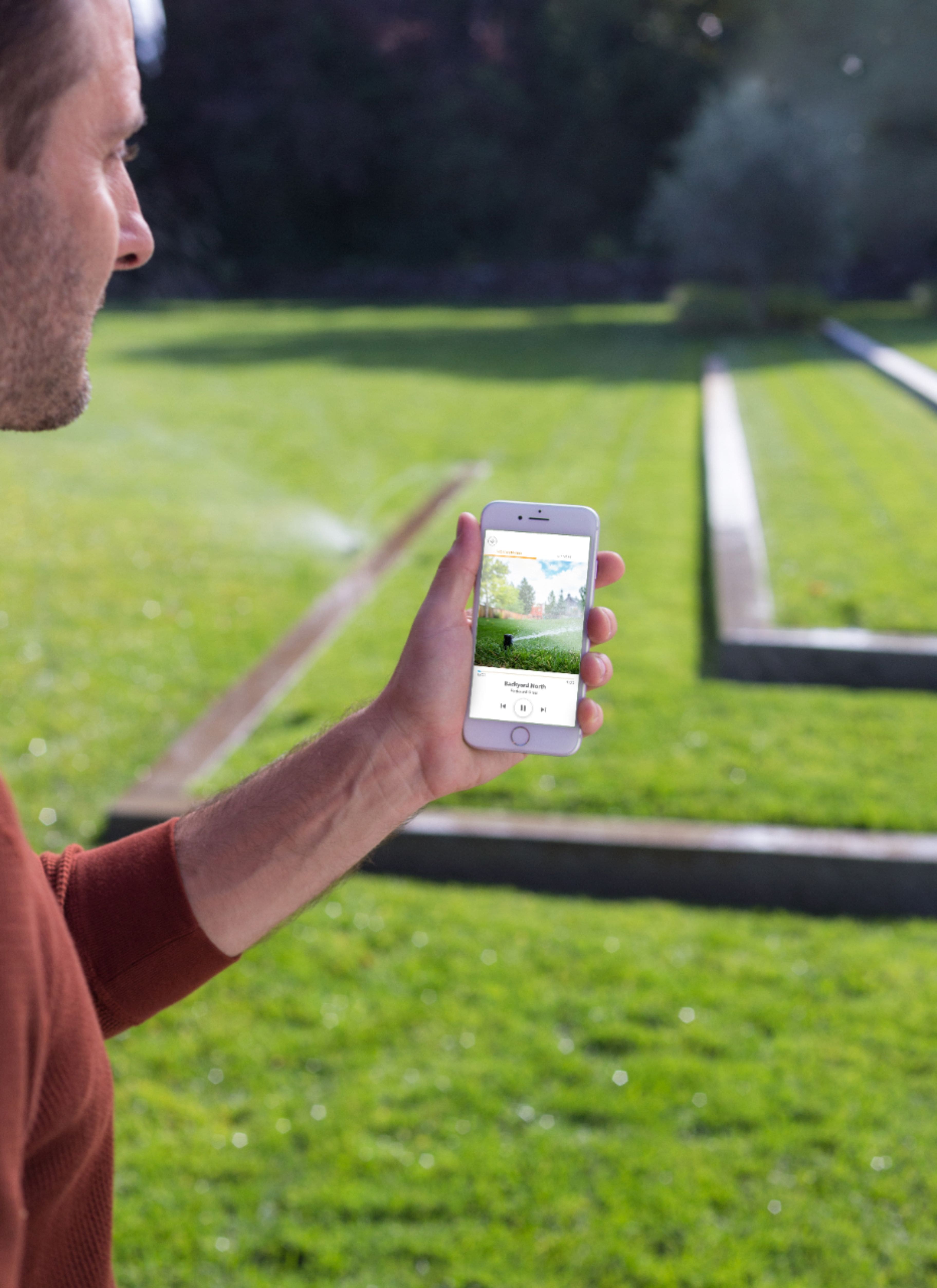 Alt View 15. Rachio - 8-zone 3rd Generation Smart Sprinkler Controller - White.