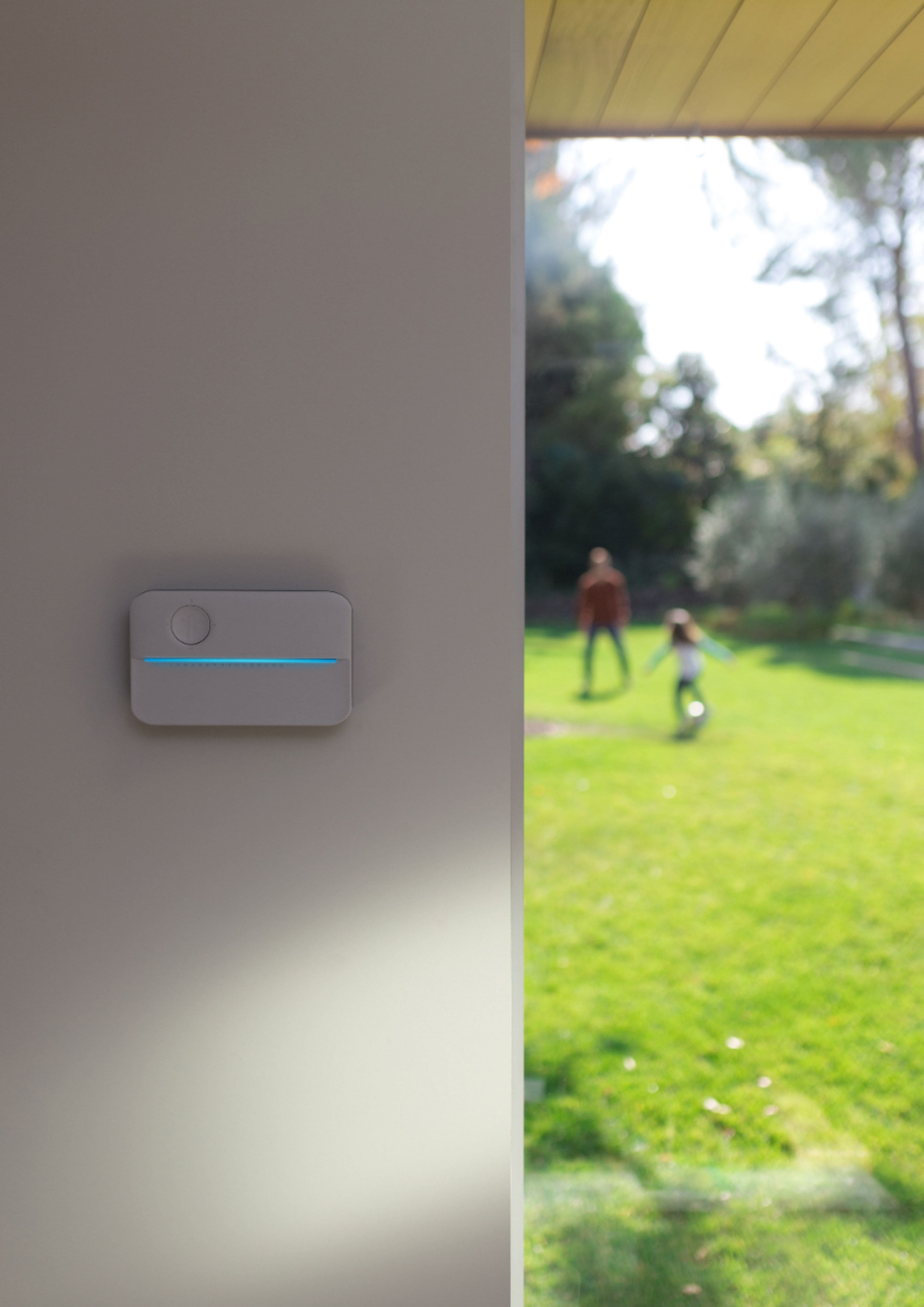 Alt View 16. Rachio - 8-zone 3rd Generation Smart Sprinkler Controller - White.