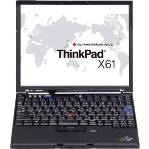 Front Standard. Lenovo - 12" ThinkPad Notebook - 2 GB Memory - 320 GB Hard Drive - Black.