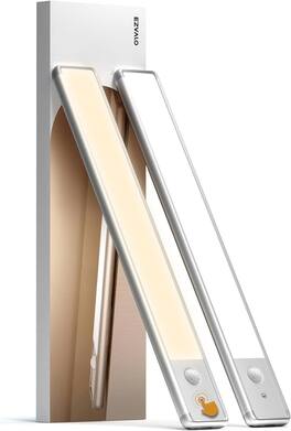 ACJPR - 1.8" Under Cabinet LED Light, Rechargeable Motion Sensor, Dimmable (75)