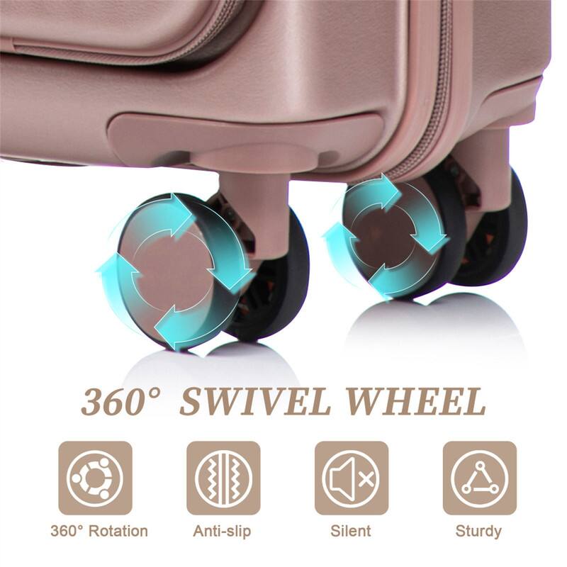 360° Swivel Wheel  
360° Rotation  
Anti-slip  
Silent  
Sturdy