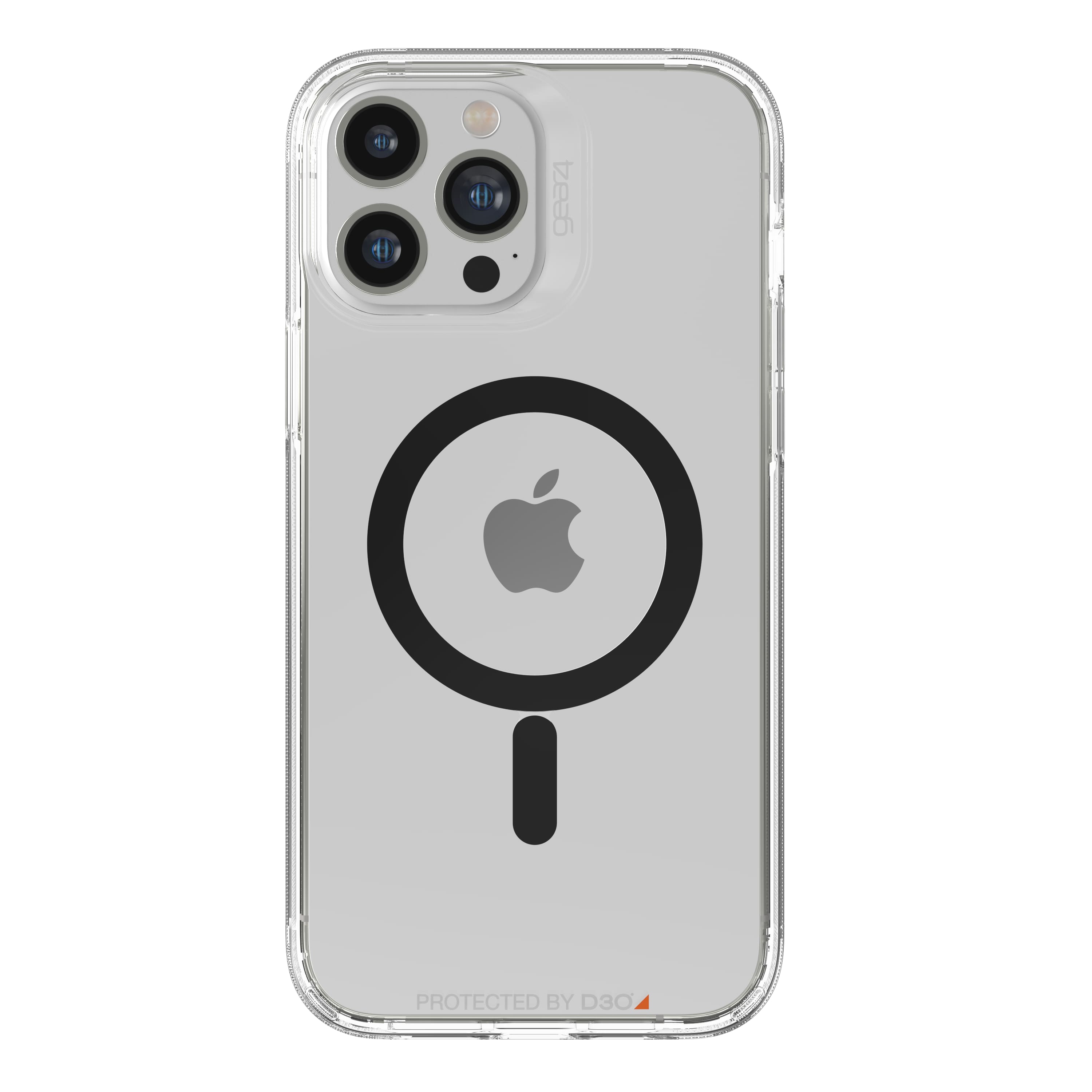 Alt View 1. ZAGG - Gear4 Santa Cruz Snap MagSafe Compatible Case for Apple iPhone 13 Pro Max - Clear/Black.