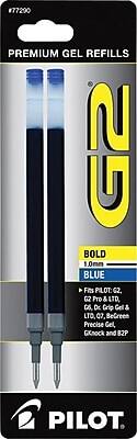 #77290 PREMIUM GEL REFILLS G2 BOLD 1.0mm BLUE

Fits PILOT: G2.62 Pro & LTD, C6 Dr. Grip Gel & LTD, Q7, BeGreen Precise Gel, GKnock and 82P PILOT.