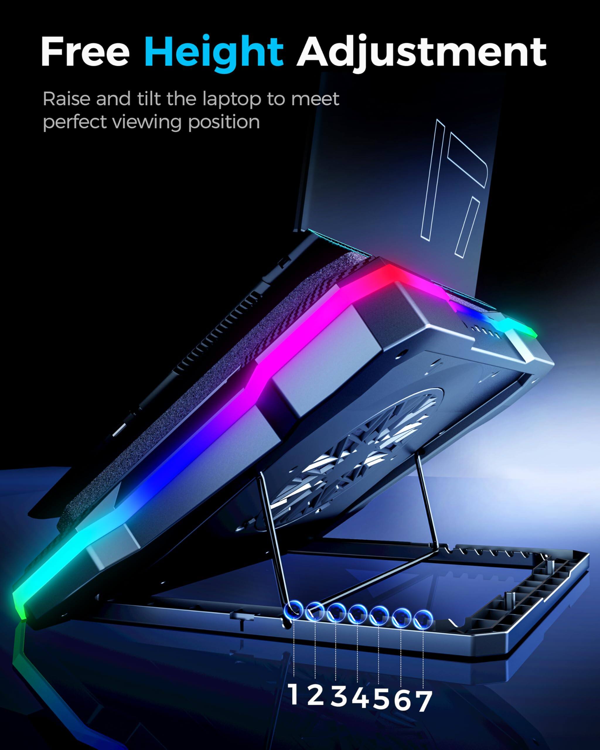 Free Height Adjustment  
Raise and tilt the laptop to meet perfect viewing position  

1 2 3 4 5 6 7