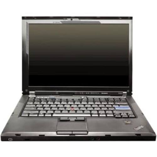 Front Standard. Lenovo - 14" ThinkPad Notebook - 4 GB Memory - 320 GB Hard Drive - Black.