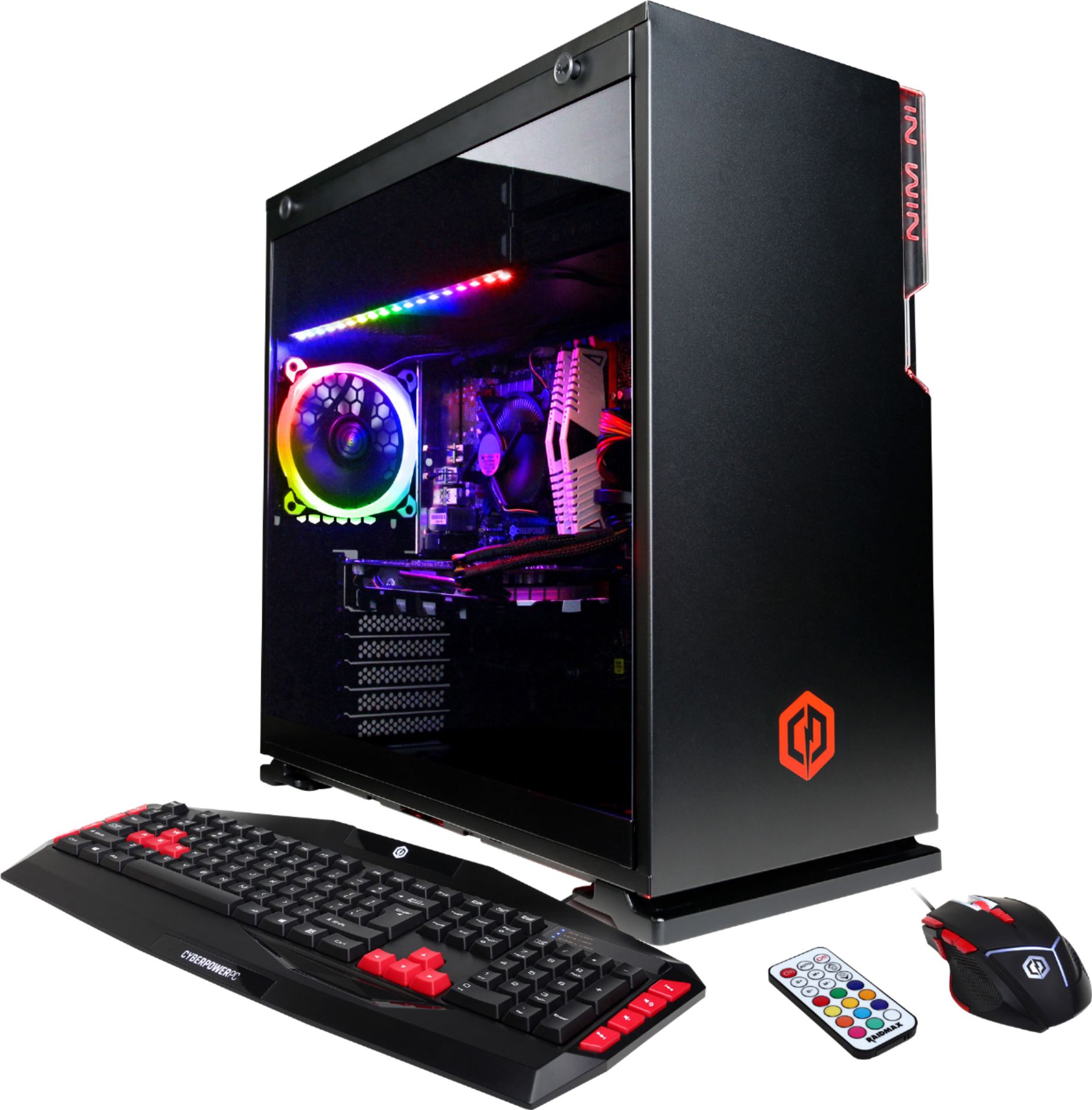 Ende Stolthed hykleri CyberPowerPC Gaming Desktop Intel Core i5 8GB Memory NVIDIA GeForce GTX  1060 240GB Solid State Drive + 2TB Hard Drive Black GXIVR2940OBST - Best Buy