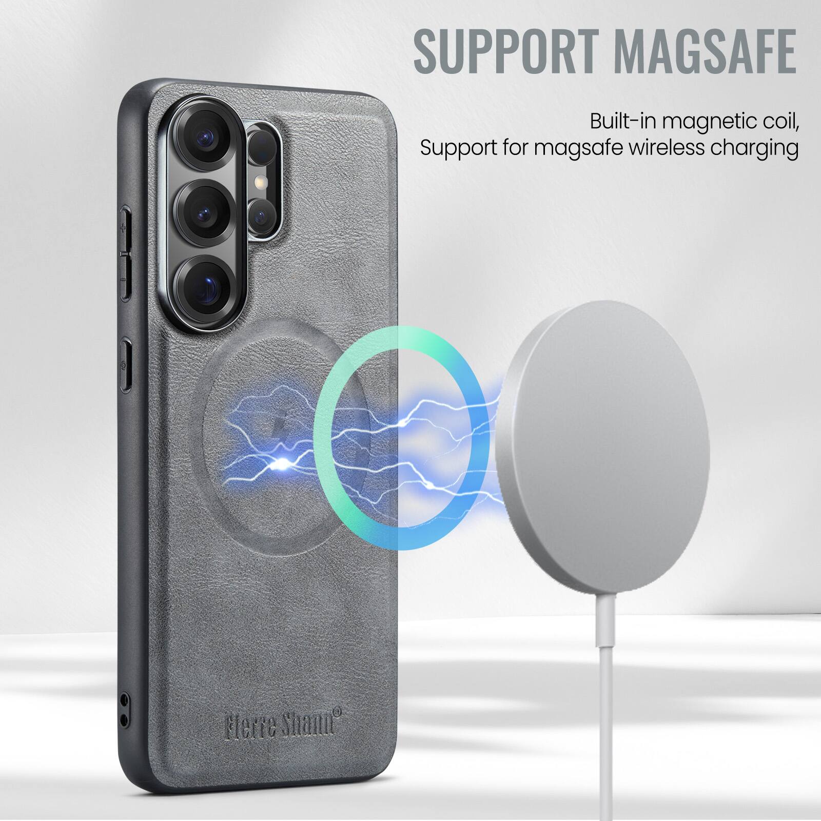 SUPPORT MAGSAFE

Built-in magnetic coil, Support for magsafe wireless charging

Herre Shann