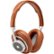 Angle Zoom. Master & Dynamic - MW50+ 2-In-1 Wireless On + Over-Ear Headphones - Silver Metal/Brown Leather.