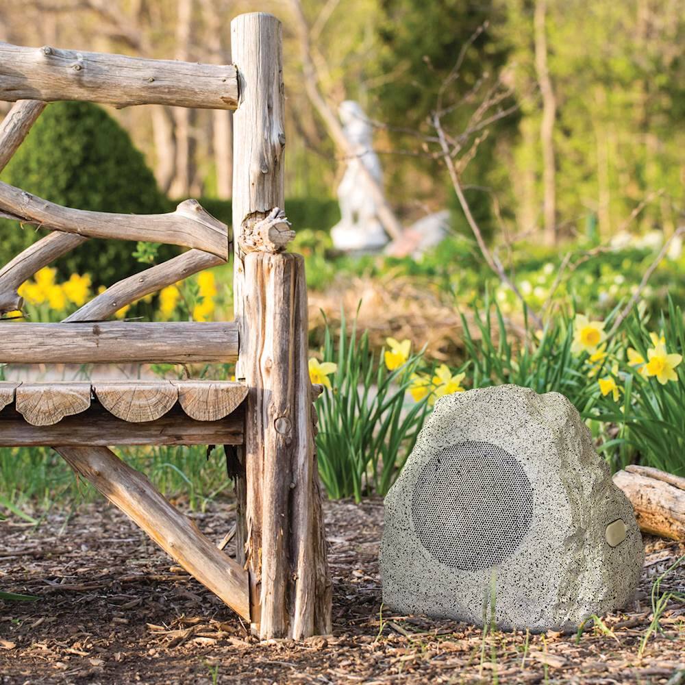 Best Buy beFree Sound Powered Wireless Outdoor Speakers (Pair) Gray