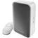 Left. Honeywell Home - Series 3: Wireless Portable Doorbell with Push Button - White.