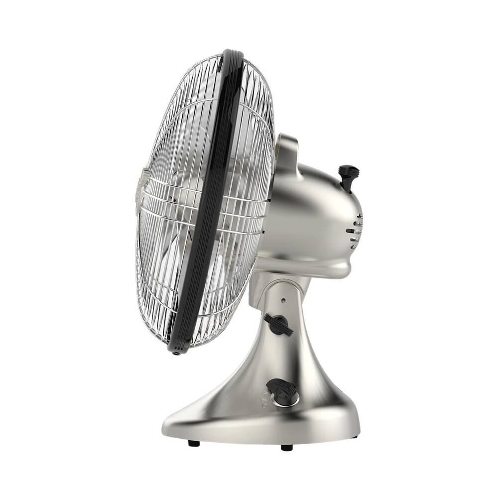 Alt View 11. Vornado - Silver Swan Oscillating Vintage Fan - Brushed Nickel.