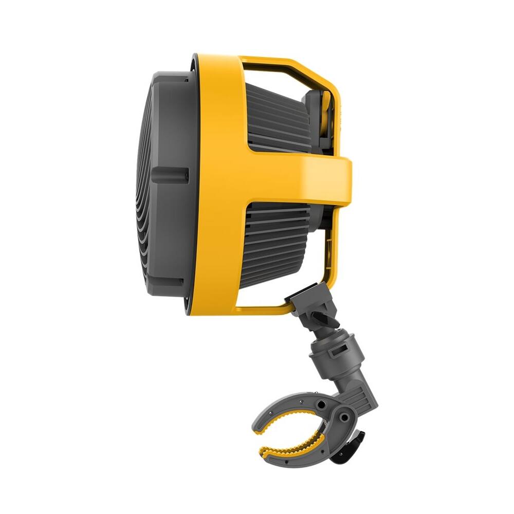 Angle. Vornado - Vortex 7.2" Pedestal Fan - Black/Yellow.