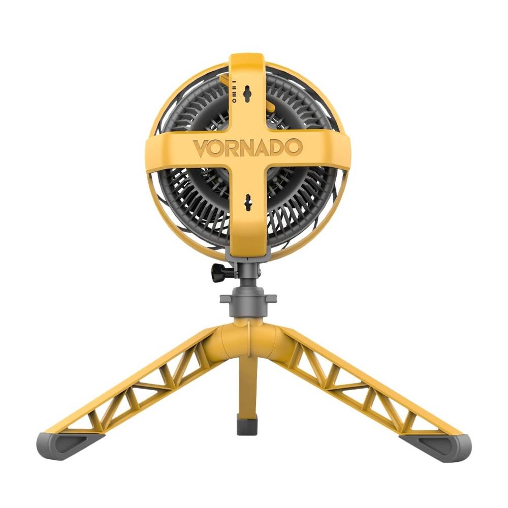 Alt View 11. Vornado - Vortex 7.2" Pedestal Fan - Black/Yellow.