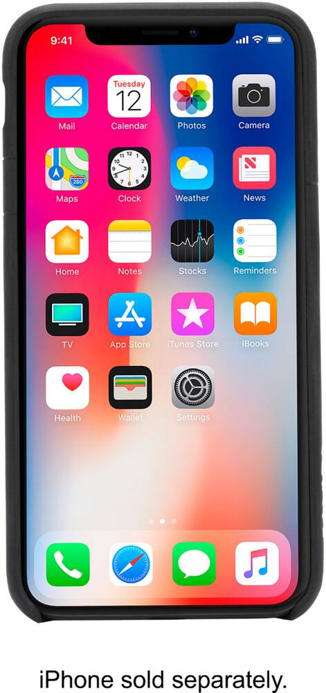 facet case for apple iphone x and xs - black facet case for apple iphone x and xs - black